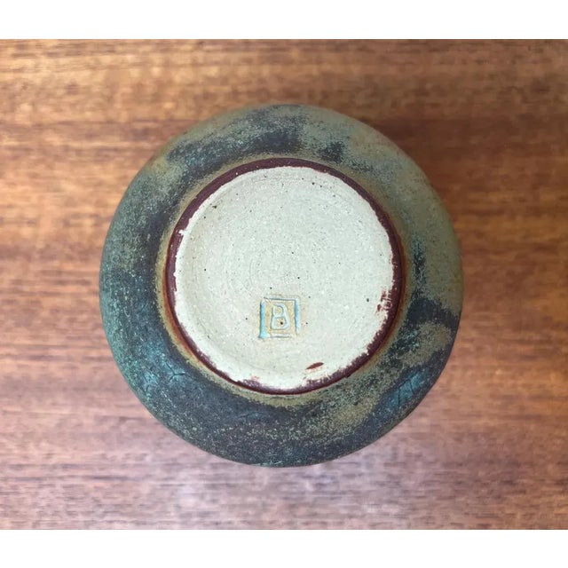 Small Mid-Century German Studio Pottery Vase by Liebfriede Bernstiel, 1960s For Sale - Image 9 of 12