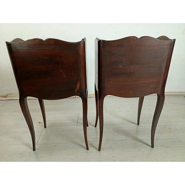 Louis XV Bedside Tables, 1950s, Set of 2 For Sale - Image 14 of 15