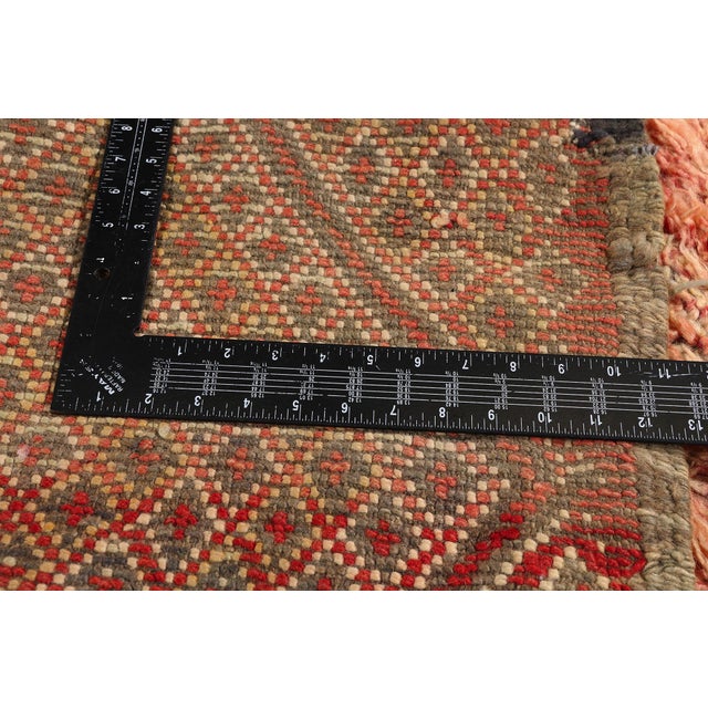 Textile Vintage Beni M'Guild Moroccan Rug, 06'11 X 08'03 For Sale - Image 7 of 10