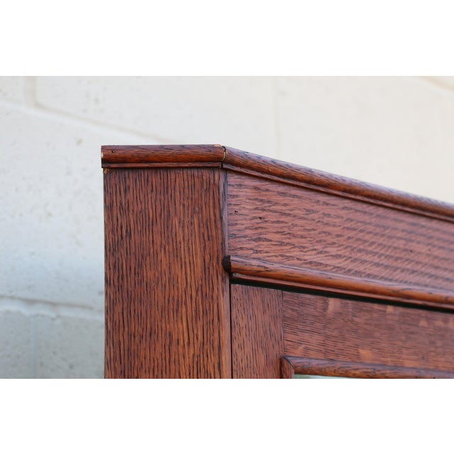 Antique 1920s English Oak Corner Cabinet by Walter Skull & Son Ltd. For Sale - Image 4 of 18