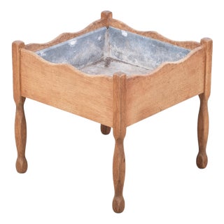 Oak Planter Stand by Henning Kjærnulf, Denmark, 1960s For Sale