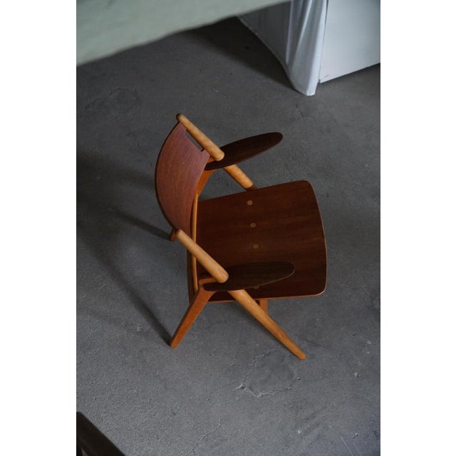 CH28 Armchairs by Hans J. Wegner for Carl Hansen & Søn, 1950s, Set of 2 For Sale - Image 6 of 18
