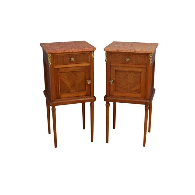 Mahogany Bedside Tables, 1900, Set of 2 For Sale - Image 13 of 13