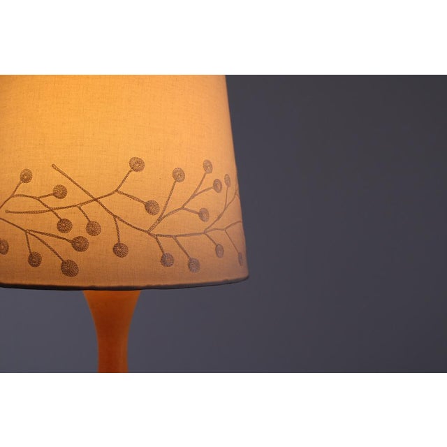 Mid-Century Modern Birch Wood Table Lamp from Ikea, 1990s For Sale - Image 3 of 16