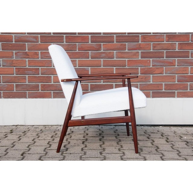 Wood Model 300-190 Armchair by H. Lis, Poland, 1960s For Sale - Image 7 of 8