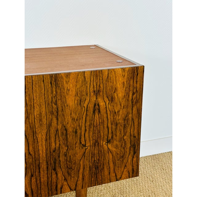 Scandinavian Walnut Sideboard with Tapered Legs, 1960 For Sale - Image 9 of 18