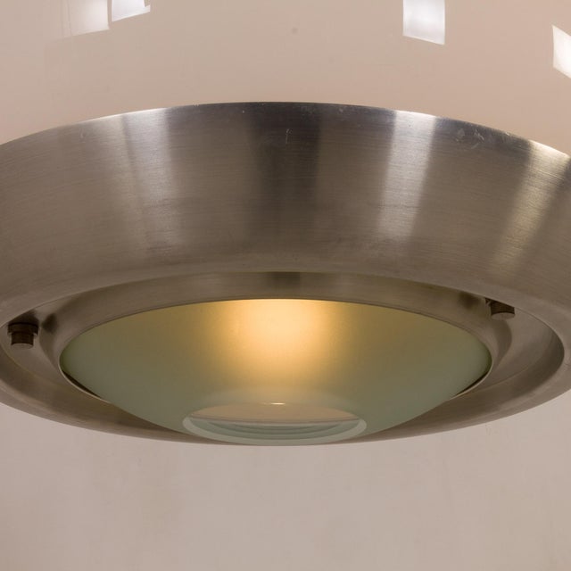 Large Pedant Lamp by Pia Gudietti Cripa for Lumi Milano, Italy, 1970s, in Flawless conditions. Designed 1960 to 1969 I...