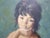 Marc Rebierre, Portrait of a French Girl, 1960s, Oil Painting on Canvas, Framed For Sale - Image 9 of 14