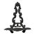 19th-Century Victorian-Style Ornate Cast Iron Tabletop Display Easel For Sale