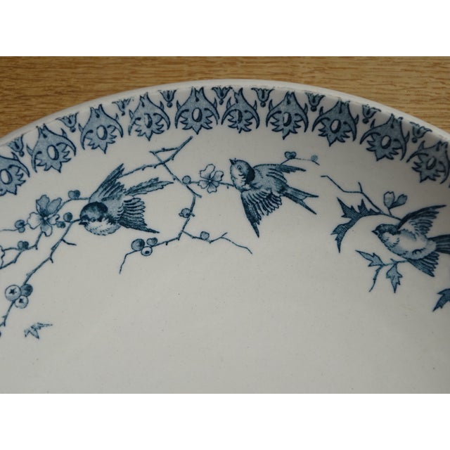 Small Terre De Fer Compote Dish from HB & Cie, 1890s For Sale - Image 11 of 18