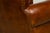 Wood 1940s French Art Deco Cognac Leather Club Chairs, Pair For Sale - Image 7 of 7