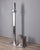Set of coat hangers and umbrella stands in chromed steel, Italian design, 1970s.