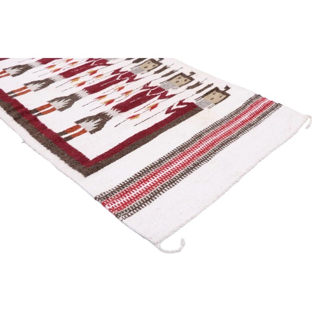 Vintage Yeibichai Navajo-Style Kilim Rug - 02'07 X 05'03