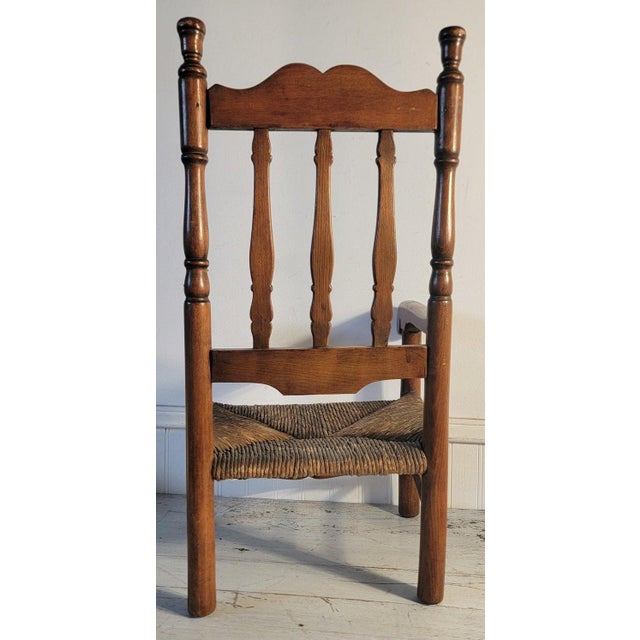 19Thc Banister Back Child;s Chair From New England For Sale In Los Angeles - Image 6 of 9