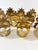 Vintage Hollywood Regency Solid Brass Pineapple Napkin Rings – Set of 12 For Sale - Image 12 of 12