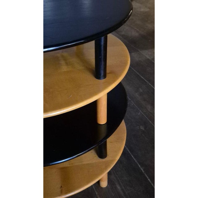 Danish Functionalist Decorative 4-Tiered Side Table by Kaj Gottlob, 1941 For Sale - Image 4 of 7