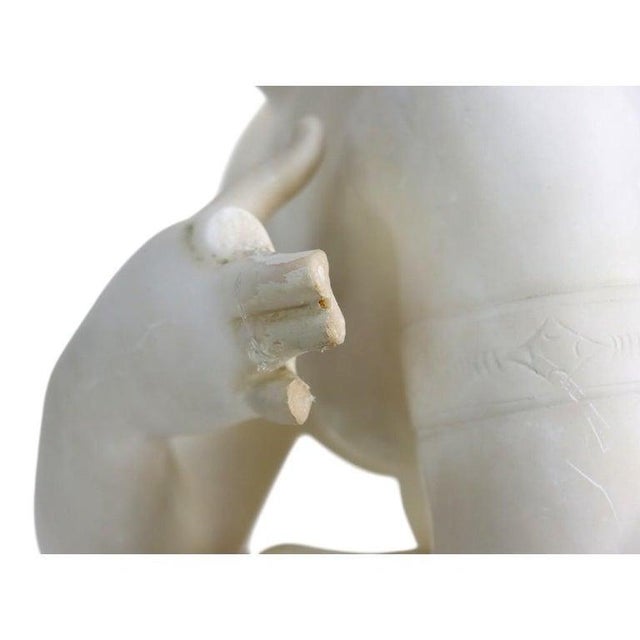 Late 19th Century P. Bazzanti Style Alabaster Statue “Crouching Venus” Unsigned For Sale - Image 11 of 15