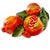Vintage-Style Italian Majolica Pomegranate Wall Plaques by Bassano Del Grappa Ceramiche - Pair For Sale - Image 10 of 15