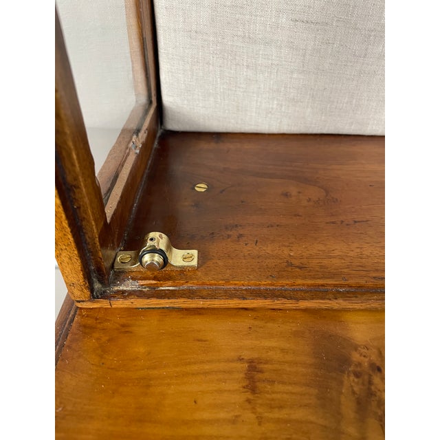18th Century French Provincial Petite Display Cabinet on Chest For Sale - Image 15 of 18