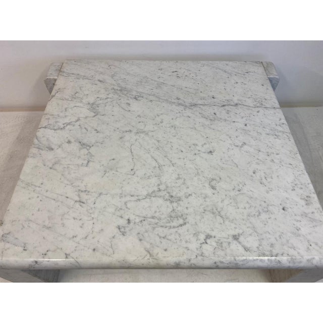 Italian Coffee Table in Carrara Marble from Skipper, 1970s For Sale - Image 10 of 14