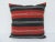 Turkish Striped Kilim Pillow For Sale - Image 4 of 4