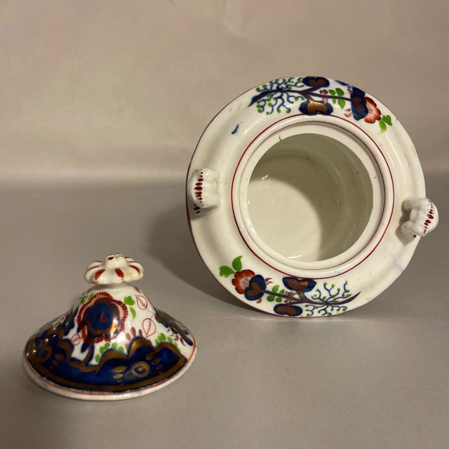 English Early 19th Century Masons Lidded Bowl For Sale - Image 3 of 8