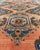 Textile Vintage Oushak Rug From Turkey With Medallions in Salmon Pink and Blue 5'5 X 11'4 For Sale - Image 7 of 8