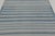 Rug & Kilim Vintage Dhurrie Rug With Blue and Gray Geometric Stripes - Rug & Kilim For Sale - Image 4 of 9