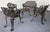 Circa 1950s — By J. F. Day & Co. Cast Iron Grapevine Garden Suite, 5 Pieces, Attributed For Sale - Image 11 of 13