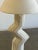 White 1980s Post Modern Zig Zag Lamp For Sale - Image 8 of 15