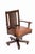Arts and Crafts Mission Oak Office Chair - Walnut Stain For Sale - Image 12 of 18