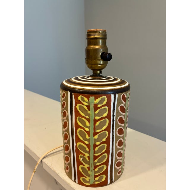 Mid-Century Modern Mid-Century Modern Brutalist Studio Stoneware Pottery Table Lamp Scandinavian 1970’s For Sale - Image 3 of 11
