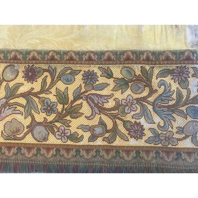 Textile Antique Panel Needlepoint Tapestry, 1890s For Sale - Image 7 of 15