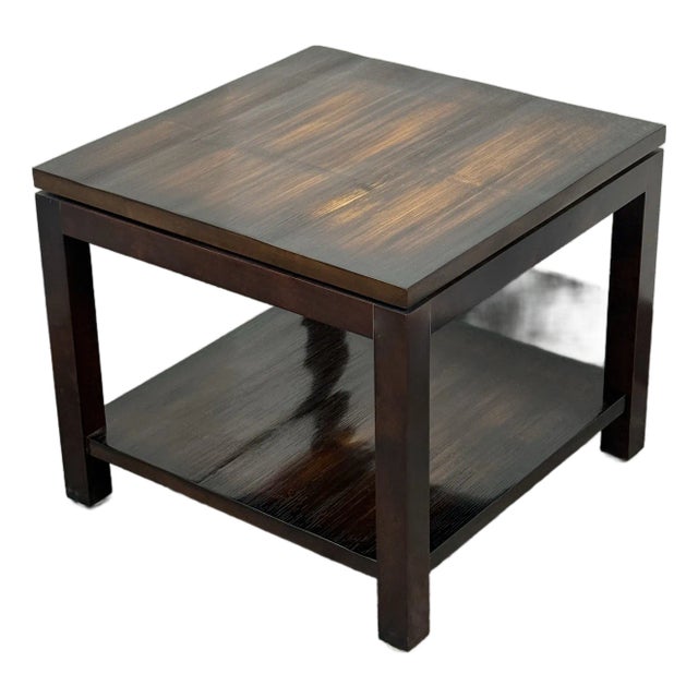Circa 2007 Williams-Sonoma Home Nassau Square Side Table For Sale