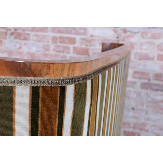 Gold Biedermeier Seating Set in Walnut, 1830s, Set of 3 For Sale - Image 8 of 18