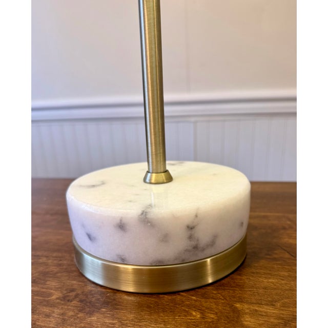 Marble Base Stick Lamp For Sale - Image 4 of 12
