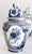 Blue Large Mid-Century Dutch Delft Lidded Ginger Jars Vases - A Pair For Sale - Image 8 of 14