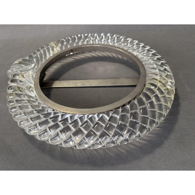 Loewe Glass Mirror Picture Frame by Carlo Scarpa for Venini, 1945 For Sale - Image 8 of 12