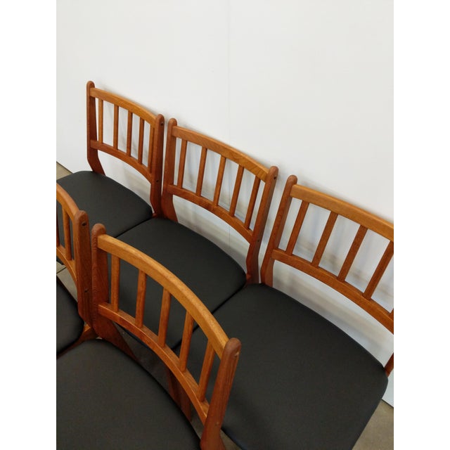 Set of 6 Vintage Danish Modern Dining Chairs by Spøttrup For Sale - Image 9 of 10