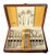 Elevate your holiday table landscapes or daily dining rituals with this exquisite 52-piece silver-plated flatware service...