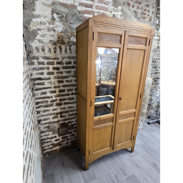 Art Deco Wardrobe, 1920s For Sale - Image 6 of 15