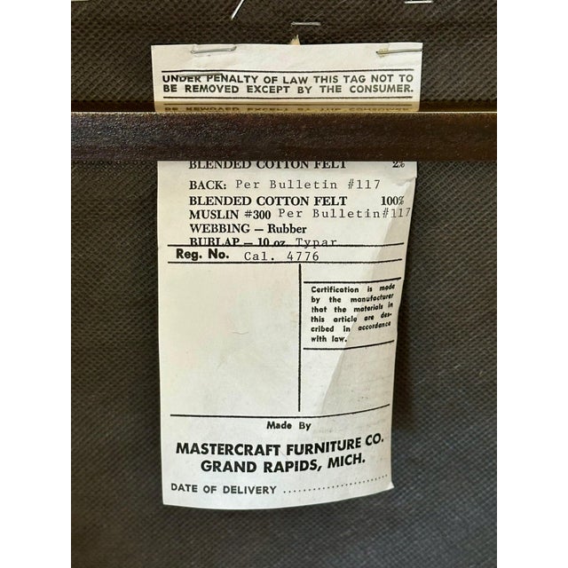 Set 6 Brass Dining Armchairs by Mastercraft For Sale - Image 16 of 17