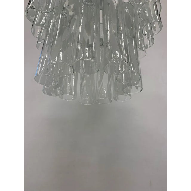 Fantastic chandelier from around the 1970s in fair condition attributed to the venini company. it is all original, has...