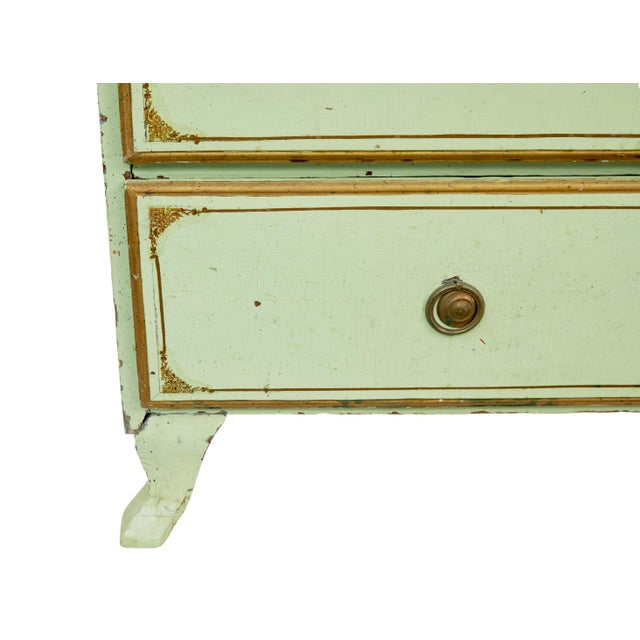 Chartreuse 19th Century Swedish Pine Chest of Drawers, 1860 For Sale - Image 8 of 13