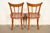 Antique Italian Regency Fruitwood Inlaid Marquetry Dining Chairs, Set of Four For Sale - Image 16 of 17