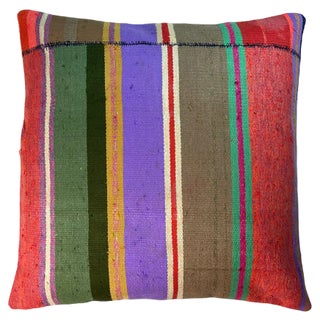 Vintage Turkish Kilim Cushion Cover, 1970s For Sale