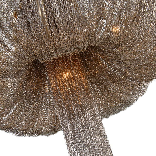 Chain Link Chandelier Chairish