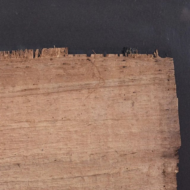 1996 Egyptian Sphinx on Papyrus Original Signed Painting by Monsef Labib For Sale - Image 10 of 10