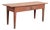 19th Century Original Red Painted Swedish Pine Farm Table Console For Sale