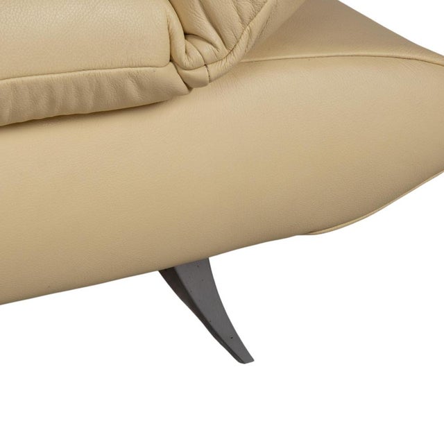 Yellow Rossini Armchair in Yellow Leather from Koinor For Sale - Image 8 of 15